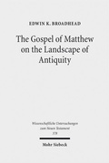Cover: The Gospel of Matthew on the Landscape of Antiquity - Mohr Siebeck