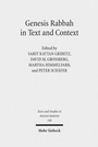 Cover: Genesis Rabbah in Text and Context - Mohr Siebeck