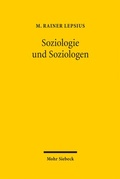 Cover: Soziologie und Soziologen - Mohr Siebeck