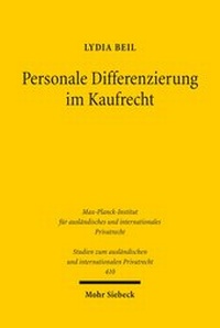 Bild: Personale Differenzierung im Kaufrecht - Mohr Siebeck