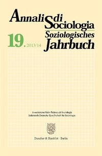 Abbildung von: Annali di Sociologia - Soziologisches Jahrbuch. - Duncker & Humblot