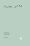 Cover: Ernst J&uuml;nger - Joseph Wulf - Vittorio Klostermann Verlag
