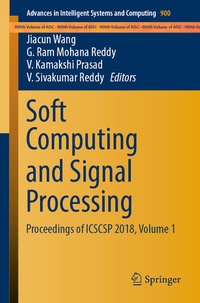 Enlarge image Cover: Soft Computing and Signal Processing - Springer