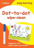 Cover: Dot-to-Dot Age 3-5 Wipe Clean Activity Book - Collins