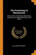 Cover: The Psychology of Management - Franklin Classics