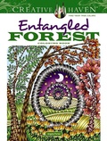 Cover: Creative Haven Entangled Forest Coloring Book - Dover Publications Inc.