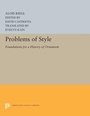 Cover: Problems of Style - Princeton University Press
