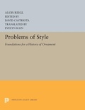 Cover: Problems of Style - Princeton University Press
