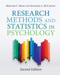 Enlarge image Cover: Research Methods and Statistics in Psychology - Cambridge University Press