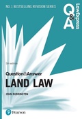 Cover: Law Express Question and Answer: Land Law, 5th edition - Pearson Education Limited