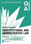 Cover: Law Express Question and Answer: Constitutional and Administrative Law - Pearson Education Limited