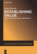 Cover: Establishing Value - De Gruyter