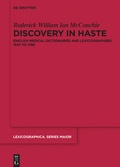 Cover: Discovery in Haste - De Gruyter
