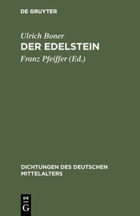 Abbildung von: Der Edelstein - De Gruyter Mouton