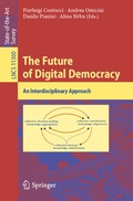 Cover: The Future of Digital Democracy - Springer