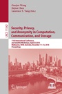 Cover: Security, Privacy, and Anonymity in Computation, Communication, and Storage - Springer