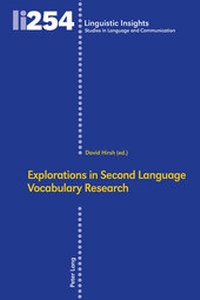 Abbildung von: Explorations in Second Language Vocabulary Research - Peter Lang Verlag