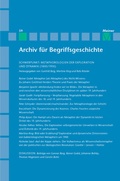 Cover: Archiv f&uuml;r Begriffsgeschichte. Band 59: Metaphorologien der Exploration und Dynamik (1800/1900) - Meiner