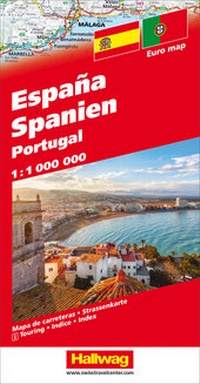 Abbildung von: Hallwag Strassenkarte Spanien 1:1 Mio. - Hallwag Kümmerly+Frey