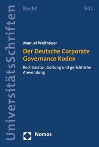 Abbildung von: Der Deutsche Corporate Governance Kodex - Nomos