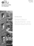 Cover: Smart Cities in Deutschland - eine Bestandsaufnahme - Deutsches Institut f&uuml;r Urbanistik