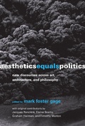 Cover: Aesthetics Equals Politics - MIT Press