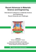 Cover: Recent Advances in Materials Science and Engineering - Trans Tech Publications Ltd