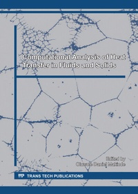 Enlarge image Cover: Computational Analysis of Heat Transfer in Fluids and Solids - Trans Tech Publications Ltd
