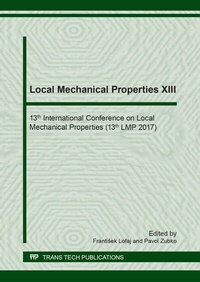 Abbildung von: Local Mechanical Properties XIII - Trans Tech Publications Ltd