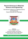 Cover: Recent Advances in Materials Science and Engineering - Trans Tech Publications Ltd