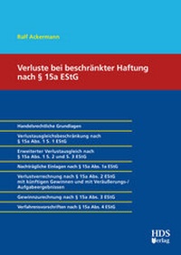 Abbildung von: Verluste bei beschränkter Haftung nach § 15a EStG - HDS