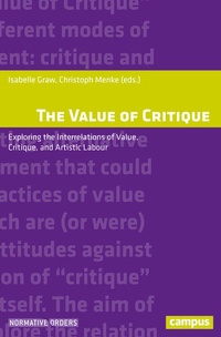 Enlarge image Cover: The Value of Critique - Campus
