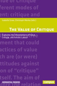 Enlarge image Cover: The Value of Critique - Campus