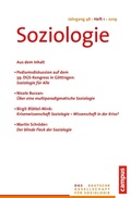 Cover: Soziologie Jg. 48 (2019) 1 - Campus