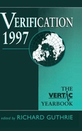 Cover: Verification 1997 - Routledge