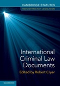 Cover: International Criminal Law Documents - Cambridge University Press
