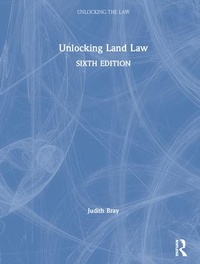 Enlarge image Cover: Unlocking Land Law - Routledge
