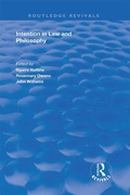 Cover: Intention in Law and Philosophy - Routledge