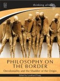 Cover: Philosophy on the Border - University of KwaZulu-Natal Press