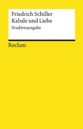 Cover: Kabale und Liebe. Studienausgabe - Reclam