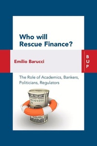 Enlarge image Cover: Who will Rescue Finance? - Bocconi University Press