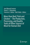 Cover: More than Beef, Pork and Chicken - The Production, Processing, and Quality Traits of Other Sources of Meat for Human Diet - Springer