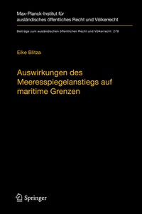 Abbildung von: Auswirkungen des Meeresspiegelanstiegs auf maritime Grenzen - Springer