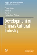 Cover: Development of China's Cultural Industry - Springer