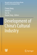 Cover: Development of China's Cultural Industry - Springer