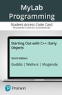 Cover: Mylab Programming with Pearson Etext -- Access Card -- For Starting Out with C++ - Pearson