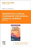 Cover: Clinical Companion for Medical-Surgical Nursing - E-Book - Saunders