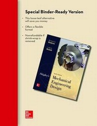 Enlarge image Cover: Mechanical Engineering Design - McGraw-Hill Education