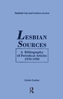 Cover: Lesbian Sources - Routledge