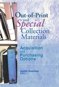 Abbildung von: Out-of-Print and Special Collection Materials - Routledge